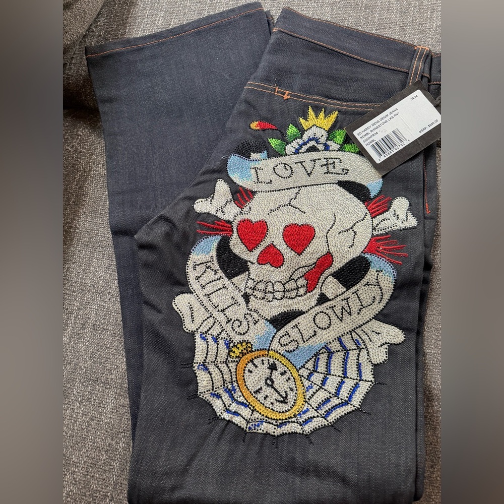Ed Hardy y2k Jeans 34x34